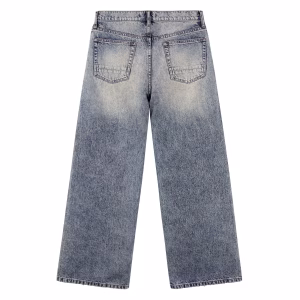 Graffiti Paint-Splatter Street Printed Denim Jeans