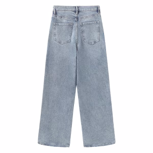 Sticker Graffiti Patchwork  Printed Denim Jeans
