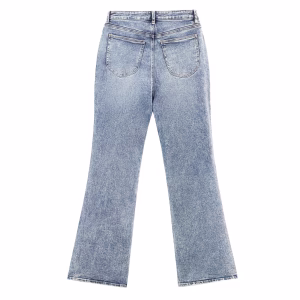 “Eternal Love” Sakura Temple & Cat Printed Denim Jeans