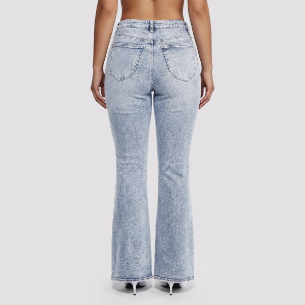 "Pop Star" Stripe & Star Printed Denim Jeans collection product photo
