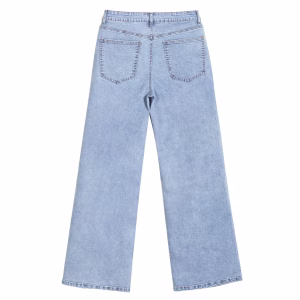 “Fairycore Dreams” Butterfly & Mystic Charms Wide-Leg Printed Denim Jeans