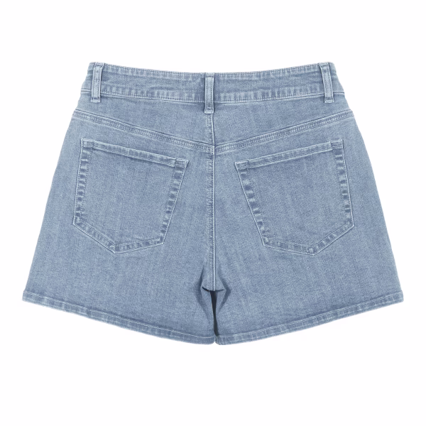 "Fairy Sparkle" Floral & Rhinestone Printed Denim Shorts collection product photo